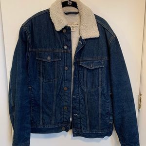 H&M Sherpa-lined Denim Jacket